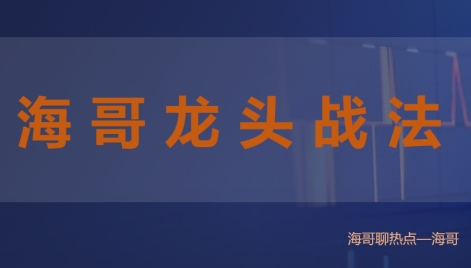如何选择龙头，海哥龙头战法|股海视频课