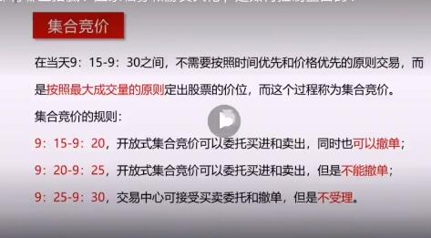 张馨元《集合竞价实战培训》教程|股海视频课