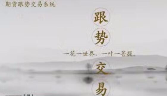 李炳增《跟势交易系统期货》初级 视频教程|股海视频课