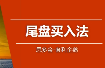 股票交易技巧篇,尾盘买入法和做T战法