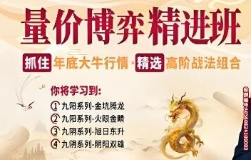 量价博弈高级精进班，精选高阶战法组合|股海视频课