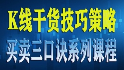 数字货币，K线干货技巧策略买卖三口诀系列课程|股海视频课